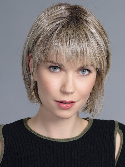 FUN by ELLEN WILLE in SAND MULTI ROOTED 15.22.14 | Medium/Light Ash Blonde blend with Light Neutral Blonde and Shaded Roots