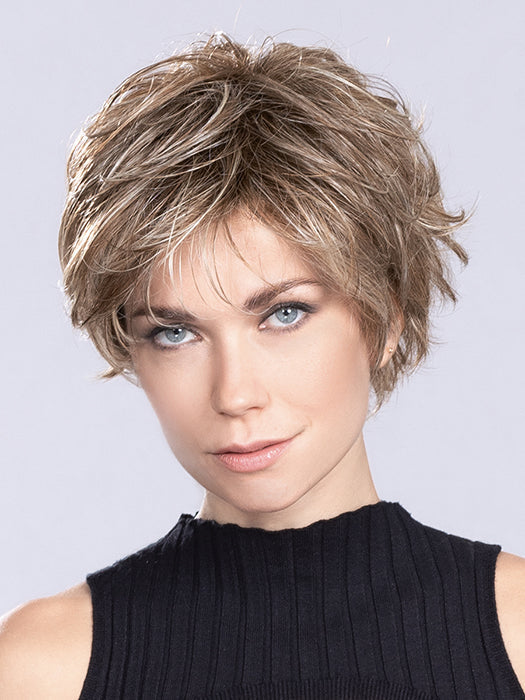 RELAX by ELLEN WILLE in SAND MULTI ROOTED 14.22.12 | Medium Ash Blonde Blended with Light Neutral Blonde and Lightest Brown with Shaded Roots
