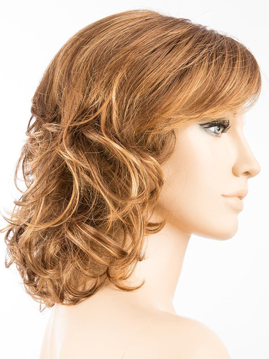 COGNAC ROOTED 31.27.30 | Light Reddish Auburn, Dark Strawberry Blonde, and Light Auburn Blend with Shaded Roots