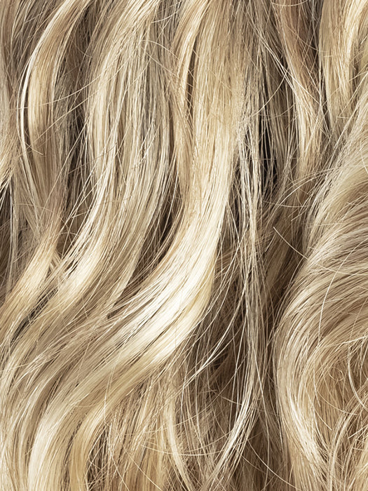 SANDY BLONDE ROOTED 22.24.16 | Medium Honey Blonde, Light Ash Blonde, and Lightest Reddish Brown Blend with Dark Roots