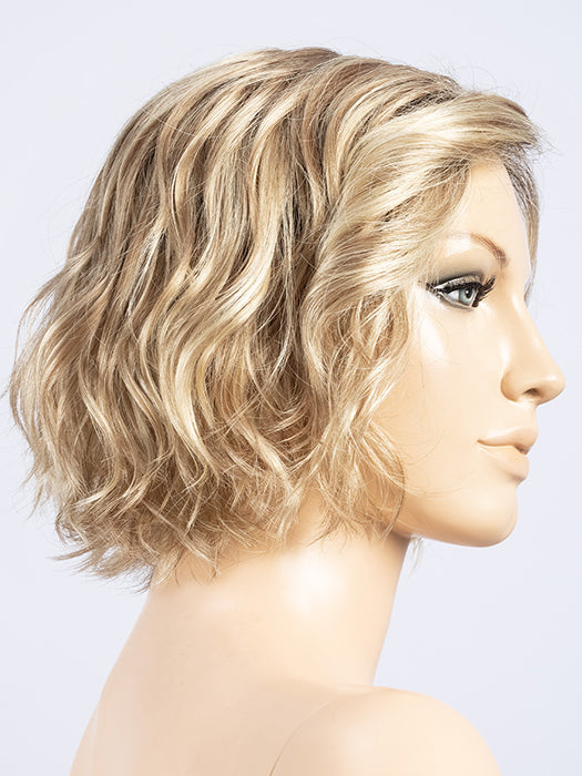SANDY BLONDE ROOTED 22.24.16 | Medium Honey Blonde, Light Ash Blonde, and Lightest Reddish Brown Blend with Dark Roots