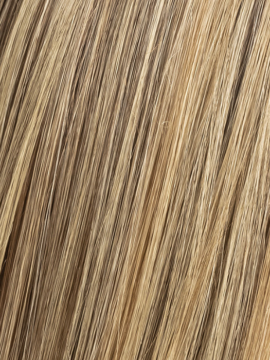 LIGHT BERNSTEIN ROOTED 12.26.27 | Lightest Brown, Light Golden Blonde, and Dark Strawberry Blonde Blend with Shaded Roots