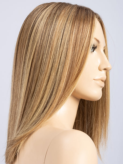 LIGHT BERNSTEIN ROOTED 12.26.27 | Lightest Brown, Light Golden Blonde, and Dark Strawberry Blonde Blend with Shaded Roots
