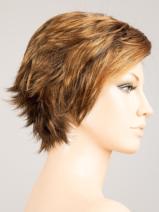 HAZELNUT ROOTED 830.31.6 | Medium Brown Blended with Light Auburn and Light Reddish Auburn with Dark Brown Blend