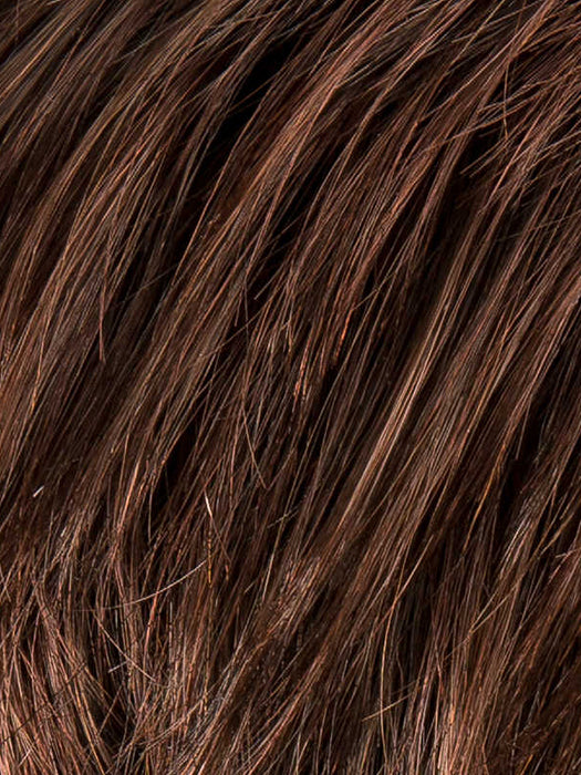 DARK CHOCOLATE ROOTED 4.33 | Darkest Brown Blended with Dark Auburn and Shaded Roots