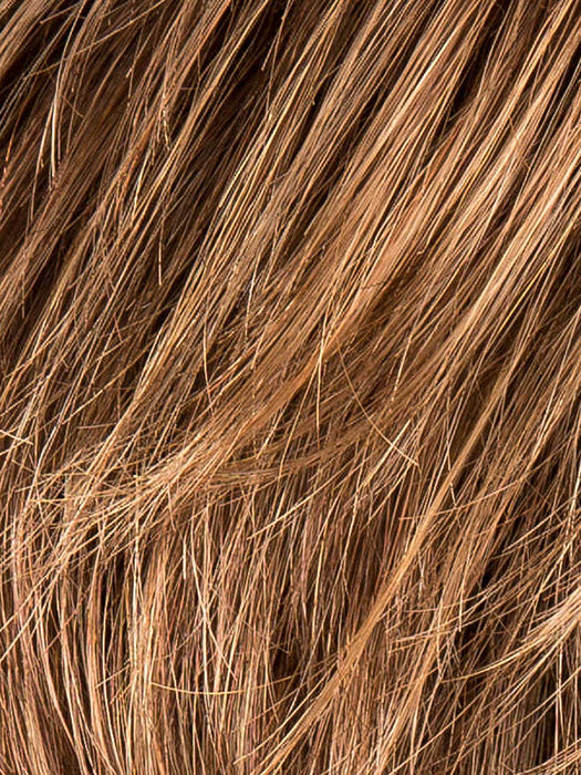 MOCCA ROOTED 830.27.12 | Medium Brown Blended with Light Auburn and Dark Strawberry Blonde with Lightest Brown Blend and Shaded Roots
