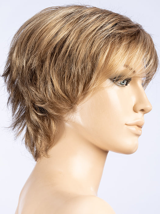 SAND ROOTED 14.26.12 | Medium Ash Blonde, Light Golden Blonde, and Lightest Brown Blend with Shaded Roots