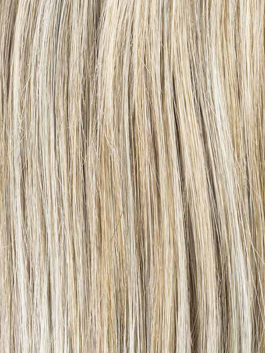 PASTEL-MINT-SHADED | Medium Ash Blonde, Medium Golden Blonde, and Pastel Mint blend with dark shaded roots