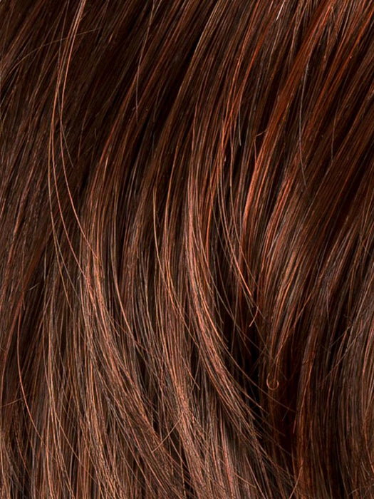 AUBURN ROOTED 33.130.4 | Dark Auburn, Deep Copper Brown, and Darkest Brown Blend with Shaded Roots