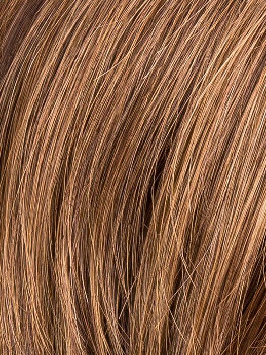HOT MOCCA ROOTED 830.27.33 | Medium Brown, Light Auburn, Dark Strawberry Blonde, and Dark Auburn Blend with Dark Shaded Roots