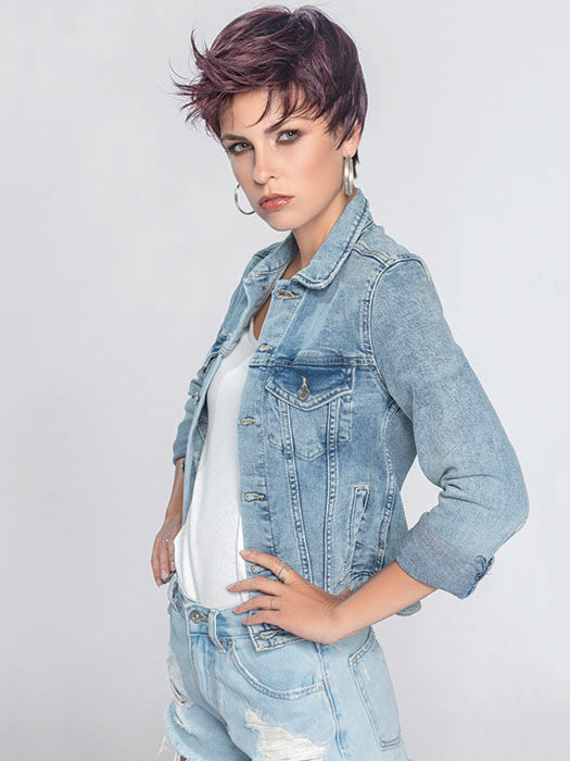 TOOL by ELLEN WILLE in HOT AUBERGINE MIX 133.131 | Medium Burgundy Red, Dark Burgundy Red, and Darkest Brown Blend