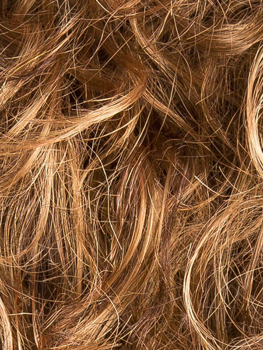 HOT MOCCA ROOTED 830.27.33 | Medium Brown, Light Auburn, Dark Strawberry Blonde, and Dark Auburn Blend with Dark Shaded Roots