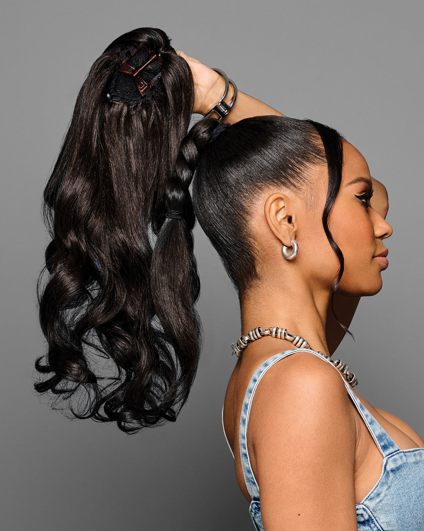 Kim Kimble - 21” Lux Curls Claw Clip Pony