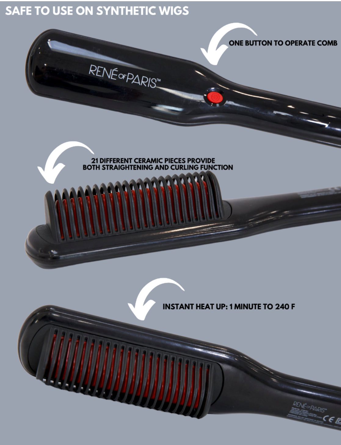 Must Haves - Rene of Paris - ROP Flat Iron Styling Tool
