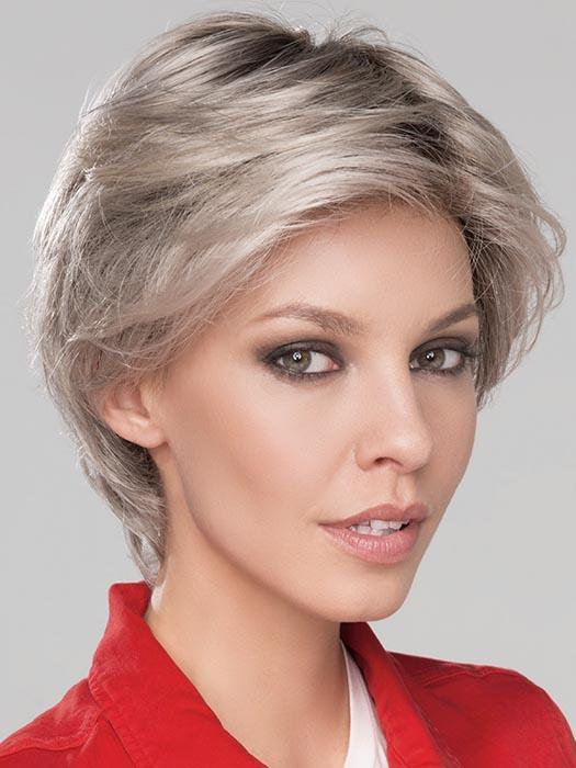 CITTA MONO by ELLEN WILLE in SILVER ROOTED 56.60.101 | Lightest Brown Blended with Grey and Pearl White with Pearl Platinum and Shaded Roots