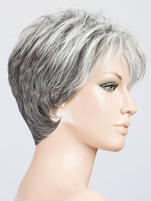 SALT/PEPPER MIX 44.61.39 | Dark Brown and 35% Grey blend with Pure White Highlights 