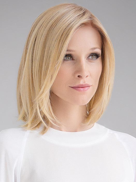 CATCH by ELLEN WILLE in CHAMPAGNE ROOTED 22.26.25 | Light Neutral Blonde and Light/Lightest Golden Blonde Blend and Shaded Roots