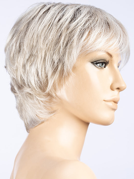 SILVER BLONDE ROOTED 60.24.1001 | Pearl White and Lightest Ash Blonde with Winter White Blend and Shaded Roots